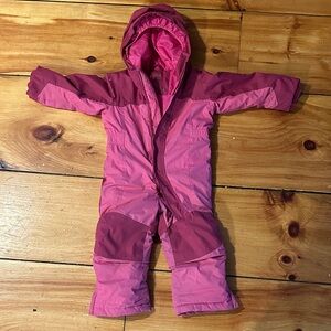 L.L. Bean Kids Girls Pink 3T Snowsuit